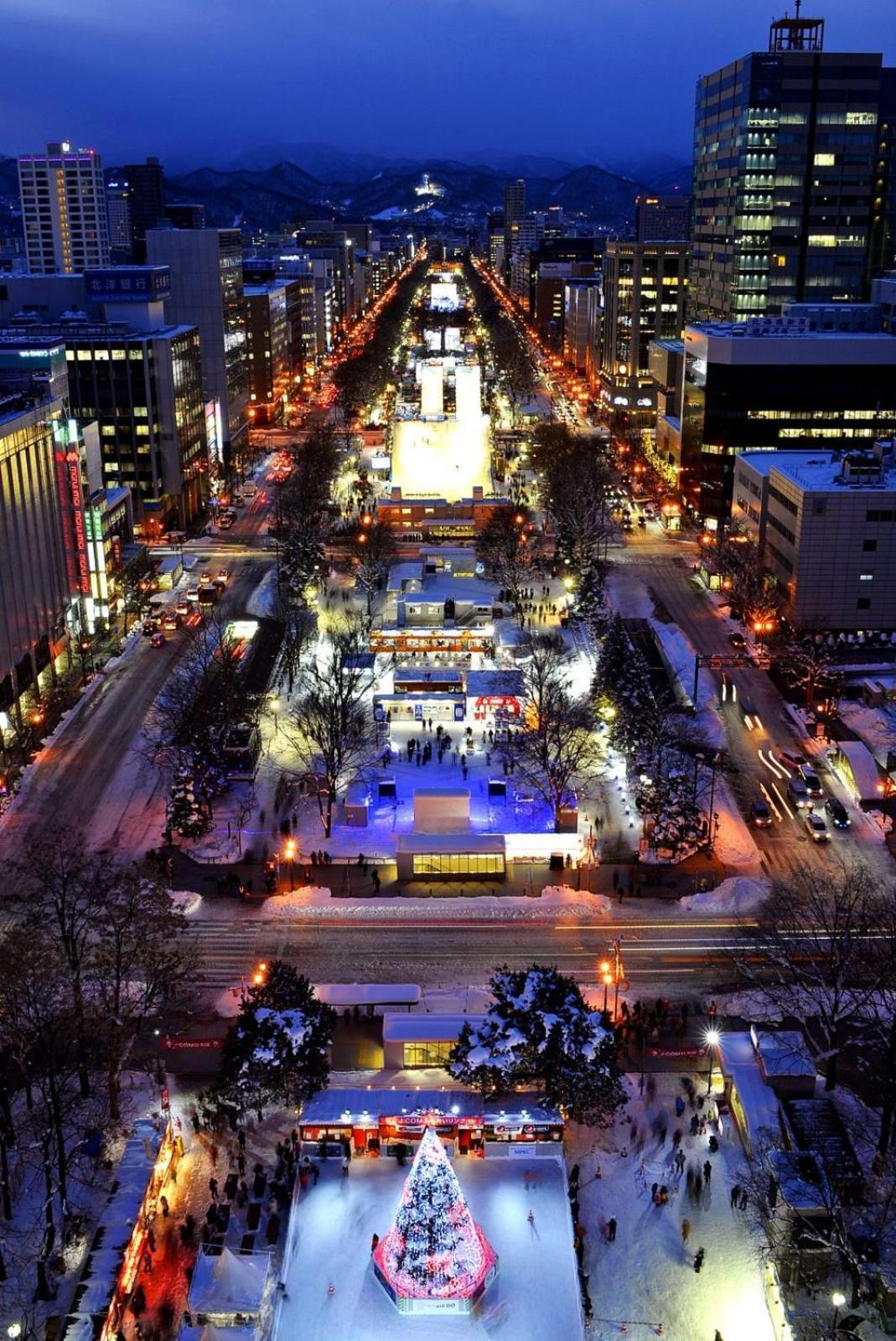 Hotel Sunroute Sapporo Esterno foto